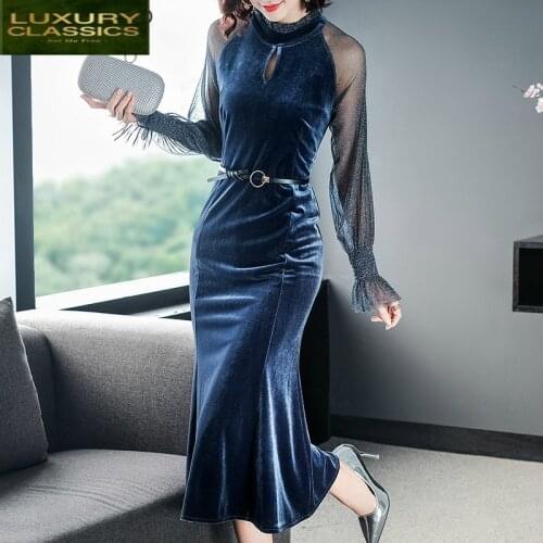 Summer Dress Women Spring Elegant Party Dress Office Ladies Office Wear Long Sleeve Dresses Fall 2021 Vestidos LWL1660