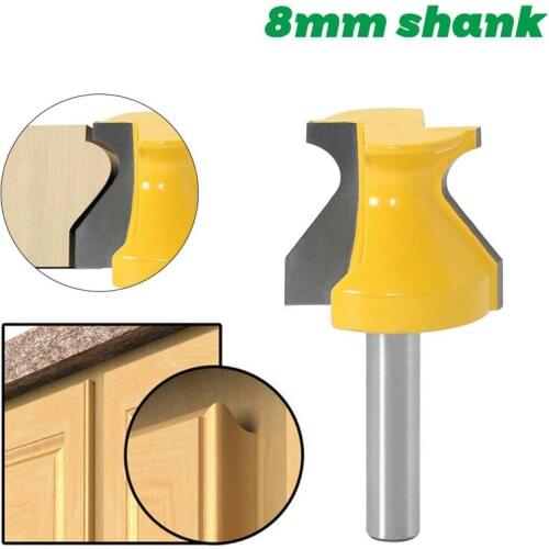 1PC 8mm Shank Door Lip Finger Grip w/ 3/16" Radius Router Bit Trimming Wood Milling Cutter for Woodwork Cutter Power Tools