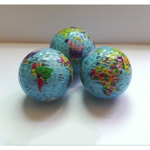 1 Pcs Outdoor Golf Practice Ball Earth Pattern Golf Golf Portable Fashionable Outdoor Ball Practice M6U5