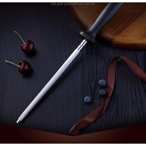 10 Inch Household Carbon Steel Knife Sharpener PP Non-Slip Handle Storage Convenient Tool Sharpening Rod Kitchen Creative Tools