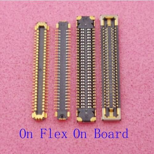 2Pcs Lcd Display Screen Flex FPC Connector For Samsung Galaxy Fold 2 Fold2 F9160 F700 B F W21 N9861 G9960 Plug On Board 56pin