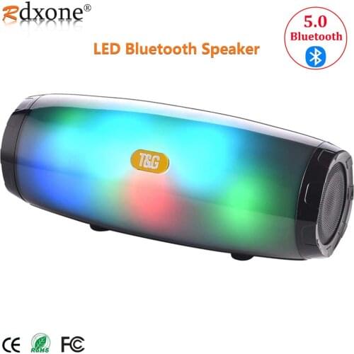 Bluetooth Speakers, with Dancing LED Subwoofer Portable Wireless Bluetooth Speaker for Home, Outdoor, Travel