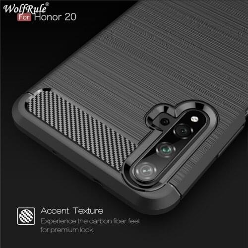 Case For Huawei Honor 20S Case Shockproof Silicone Bumper Carbon Fiber Cover For Huawei Honor 20S Cover Case On Honor 20S Fundas