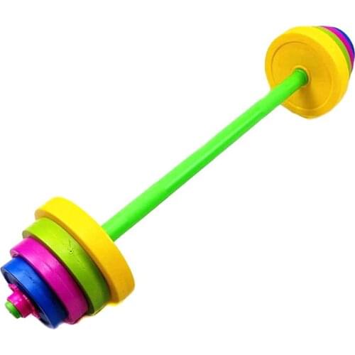 11pcs/Set Children Barbell Long Type Bodybuilding Exercise Equipment Barbell Training Arm Muscle Fitness For Kids Gym Home