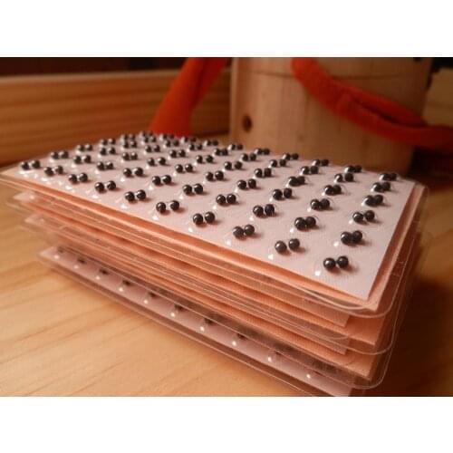 Double Ear Seeds, Two Seeds on 1 Patch, 600 Ear Acupressure Patches