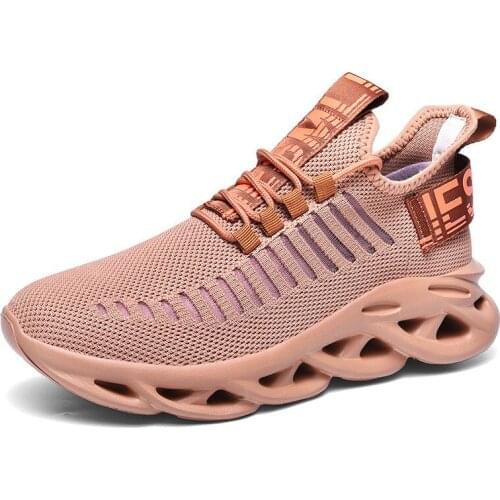 Breathable Running Shoes Light Mens shoes Krasovki Sapato Masculino Sports Shoes Large 45 Lace up Walking Jogging Casual Shoes