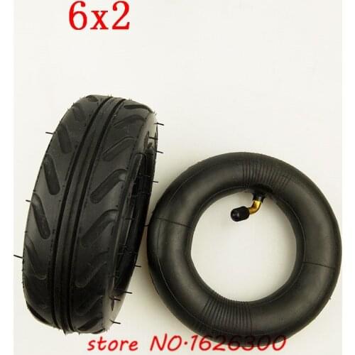 Size 6X2 Tireand Inner Tube Set 6inch Fit for Electric Scooter Wheel Chair Truck F0 Pneumatic Wheel Trolley Cart Air Wheel Bike