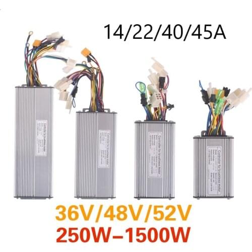 Electric Bike Controller 36V 48V Ebike Sensorless Controller 250W 350W 500W 750W 1000W 1500W KT Controller Dual Mode Sinewave
