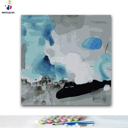 New 5d DIY colorings pictures by numbers with colors Abstract Impression oil painting picture drawing painting