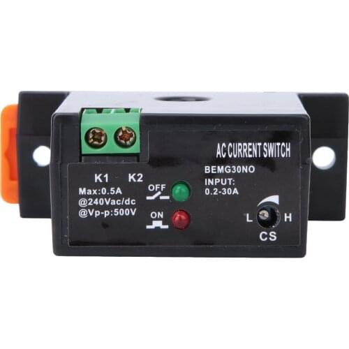 Normally On Normally Off Current Sensing Switch Flameproof Adjustable 0.2~30A Industrial Automation Self-Powered Sensor Swtich