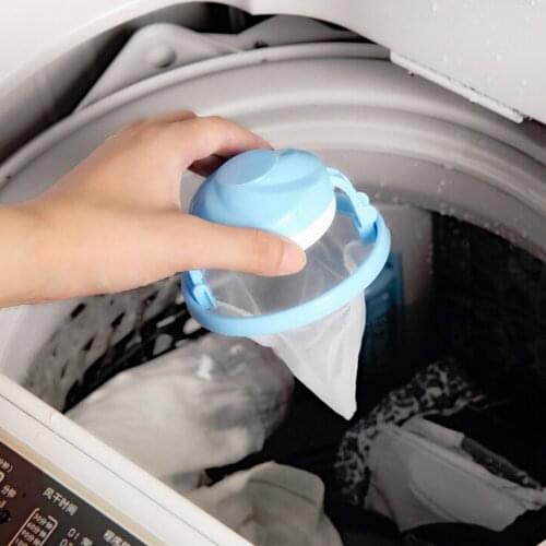 Clothes Washing Ball Filter Protection Hair Ball Removal Tool Washing Machine Hair Ball Suction Hair Remover Stick Bag Cleaning