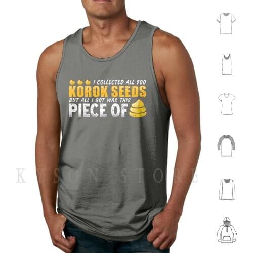 Hestus Gift Tank Tops Vest 100% Cotton Korok Seed Korok Seeds Map Location Reward 900 Hestu Expand A Band Band Korok