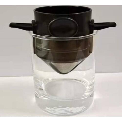 Coffee Filter Portable Stainless Steel Foldable Drip Coffee Tea Holder Easy Clean Reusable Paperless Pour Over Coffee Dripper