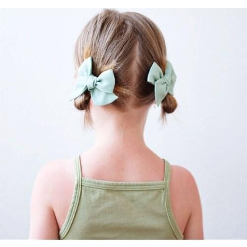 Trendy Newborn Toddler Solid Bowknot Headband Ribbon Elastic Baby Cute Elastic Headdress Kids Hair Band Girl Bow Knot