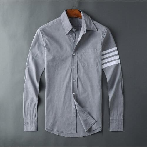 2021 Summer Luxury Shirt Cotton Men Women Blouse Casual Striped Turn-Down Collar High Quality Korean Design