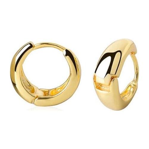 KOFSAC Fashion Jewelry 925 Sterling Silver Hoop Earrings Clssic Charm Rose Gold Ear Hoops Accessories for Women Party Gifts 2020