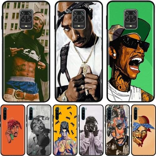 2Pac Tupac Silicone Case For Redmi 9 Prime India 9A 9C Note 9S 7 8 9 Pro MAX 8T 8 Pro 7A 8A Pro Phone Shell
