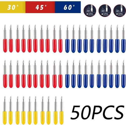30/45/60 Degrees Replacement Blades For Roland Cricut Plotter Blade Knife Cutter Blades For Power Tools Cutting Plotter