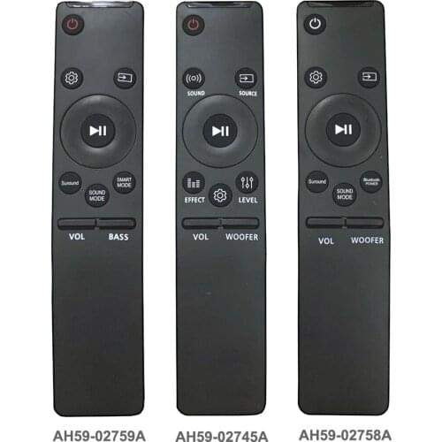 New Replacement Remote Control AH59-02745A AH59-02758A AH59-02759A For SAMSUNG Sound Bar System HWK850 HWM360 HWMS750 Wholesale