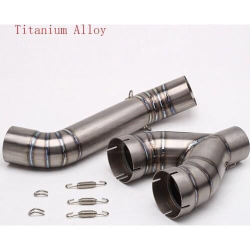 Motorcycle Exhaust Middle Link Pipe Escape Connection Pipe System For BMW S1000RR S 1000 RR 2010 2011 2012 2013 2014 Slip-on