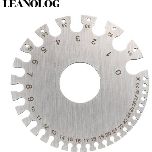 Welding tools Stainless Steel Wire Gauge Weld Diameter Gauge Welding Inspection Inch Measuring Gauges for Measurement Tool