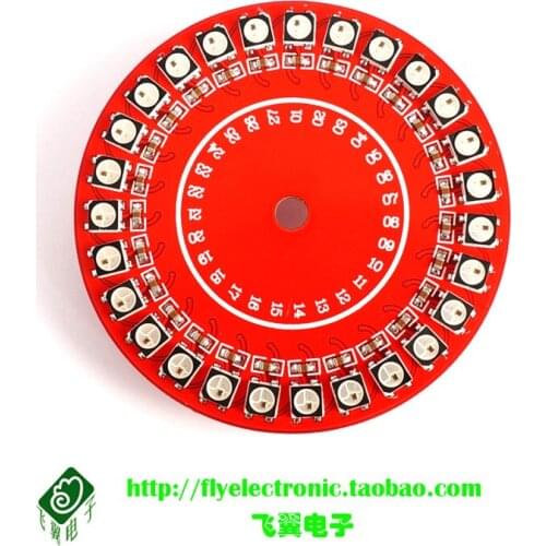 WS2812B RGB Full-color LED Water Lamp Module Halo MCU Electronic Gift Design Kit