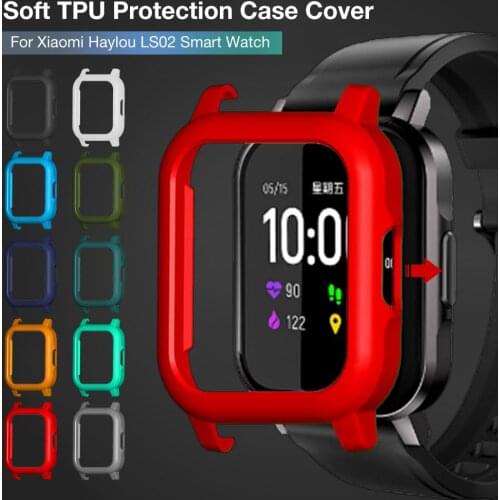 Protective Case Soft TPU Protection Cover for Xiaomi Haylou LS02 SmartWatch 2020 New