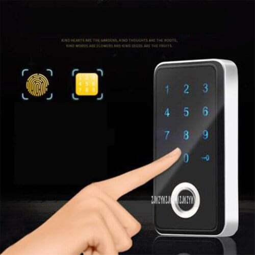 ZD607 Small Smart Electronic Password Locker Fingerprint Cabinet Lock Home Office Gym Semiconductor Cashier Fingerprint Lock