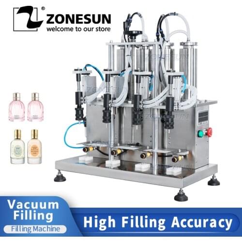 ZONESUN ZS-YTZL500 Semi Automatic Bottle Filling Machine Perfume WaterVacuum Constant Liquid Vacuum Filler