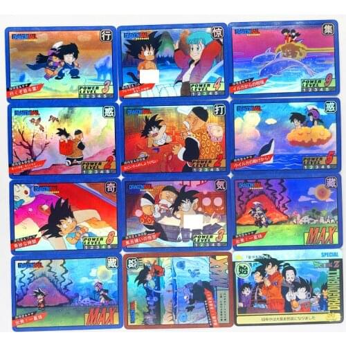 13pcs/set Dragon Ball Z GT Goku Plot Super Saiyan Heroes Battle Card Ultra Instinct Game Collection Cards