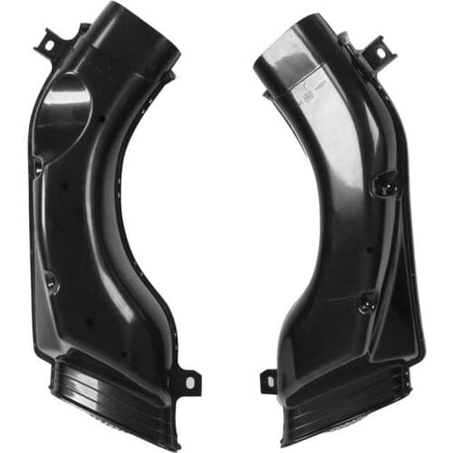 2PCS Air Intake Duct Fairing Black ABS Replacement for SUZUKI GSXR1000 2000-2003 K1 Air Inlet Pipe Fairing