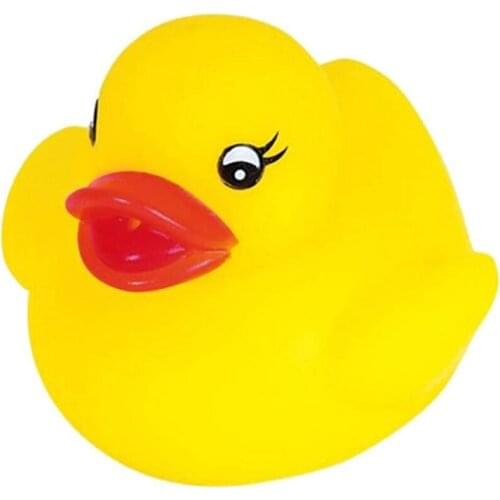 20 Pcs Childrens buoyancy and squeaking rubber duck duck Baby bath toys Celebrating childrens joy water entertainment toys
