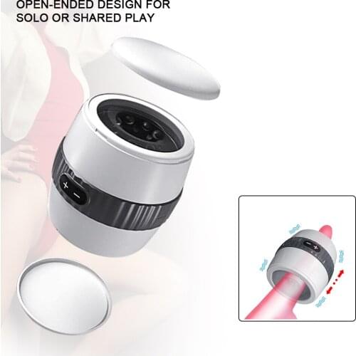 Automatic Male Masturbator with Cup Vaginal Masturbation Vibrator, Anal Stimulator For Blowjob Sex Toy For Men Intimate Products
