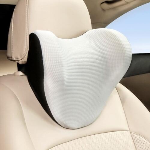 New car headrest and neck pillow, car accessories, breathable car, space memory foam, car pillow