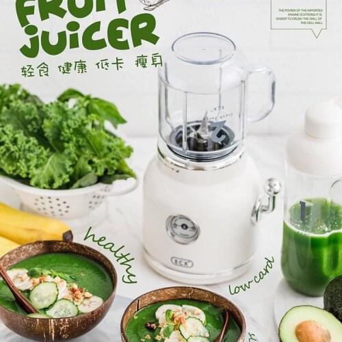 Fruit Bumper Retro Juicer Cup Home Kitchen Good Helper Vegetable Fruit Juicer Portable Mini Cup