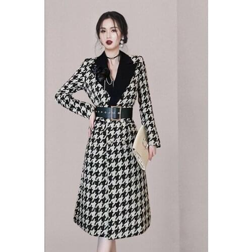 Женские твидовые пальто BLLOCUE China At AliExpress