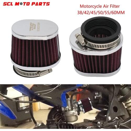 ALconstar-Motorcycle Air Filter Carburetor Air Intake Filter 38/42/45/50/55/60mm Universal For PWK 21/24/26/28/30/32/33/34/35