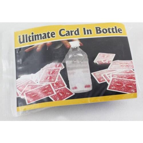 Ultimate Card In Bottle Magic Tricks Stage Close Up Magia Card Appear Vanish Magie Illusion Gimmick Props Magica