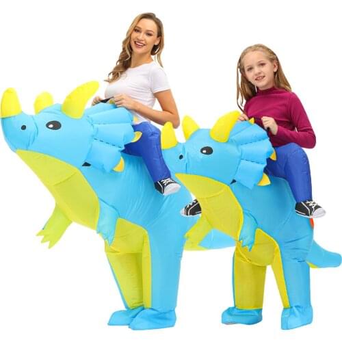 Adult Handstand Clown Inflatable Costumes Halloween Cosplay Party Time Plaid Clown Carnival Role Play Mascot Disfraz Unisex