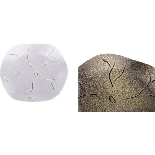 Circular Alloy Lotus Leaf Pattern Coasters Tea Cup Accessories