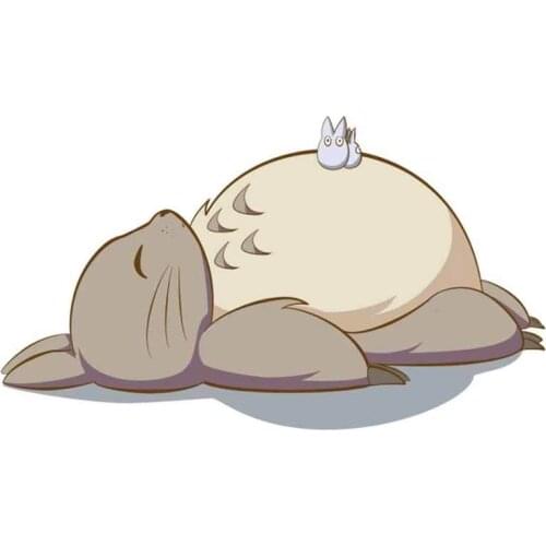 Personality My Neighbor Totoro Car Stickers Vehicle Personality Refrigerator Laptop Decoration Window Decal Apply To Car Window