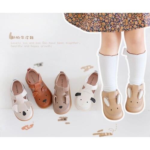 Genuine Leather Cartoon Animal Infant Baby Shoes Toddler Boys Cute Koala Baby Girls First Walkers High Quality Non-slip Casual