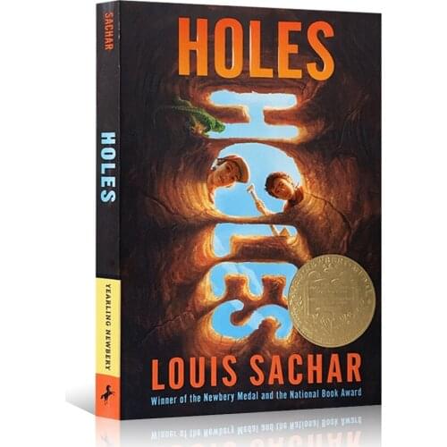 Holes by Louis Sachar in English original novels story book for teenagers and children Award-winning books