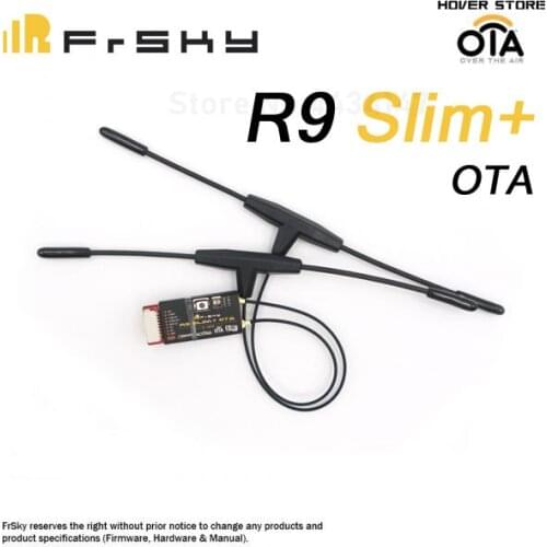 Original FrSky-R9 Slim plus FCC Long Range SBUS dual antennas Receiver FCC 6/16CH 900MHz ACCST For RC Multicopter Part Compatibl