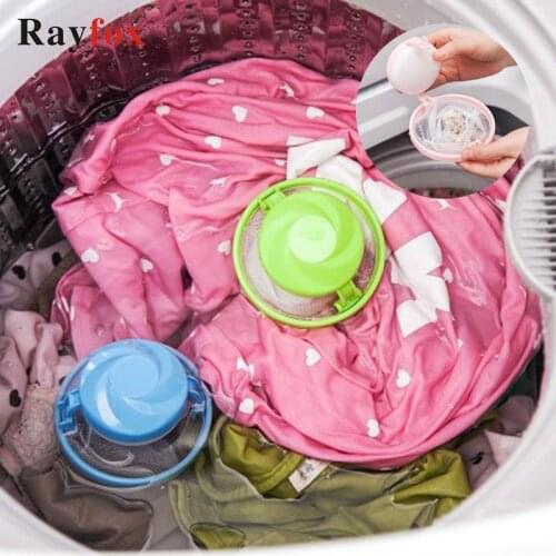 Washing Machine Helpe Floating Lint Hair Catcher Mesh Pouch Washing Machine Laundry Filter Bag Bathroom Floating Pet Fur Catcher