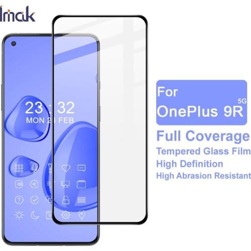 For OnePlus 9R 5G Imak Full Screen AB Glue Pro+Version Tempered Glass For OnePlus9R 5G 1+9R 5G Screen Protector