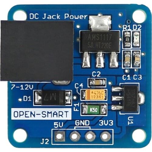 DC Jack Power 7~12V to DC 5V / 3.3V Step-down Converter Voltage Regulator Power Supply Module for breadboad and Arduino