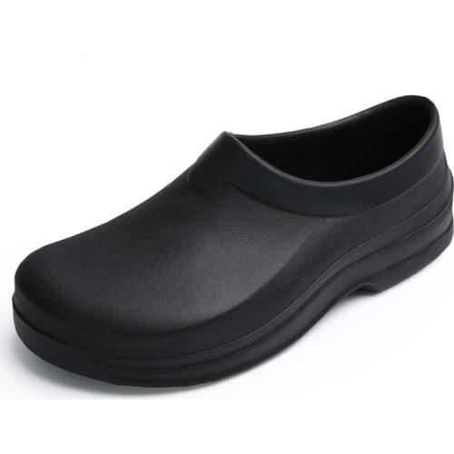 New Arrivals Foodstuffs & Electronics Factory Clean Work Shoes Slip On Antiskid Waterproof Kitchen Chef Shoes Unisex Size 36-45