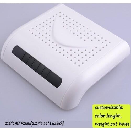 Network cabinet plastic enclosure for electronic project abs housing box plastic control enclosure for junction box 210*140*42mm