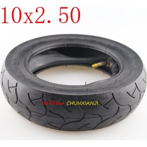 10x2.50 10 inch tire with inner tube for electric scooter light mountain motorcycle